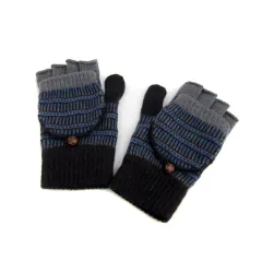 ポールスミスコレクション PAUL SMITH COLLECTION 手袋 フィンガーレス グローブ 2way 総柄 マルチカラー グレー /SY24のサムネイル