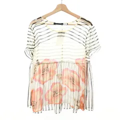 未使用品 SPORTMAX スポーツマックス  シルクブラウス サイズ:L FWFP221214 マルチカラー シルク100％ レディース 　240001101242のサムネイル