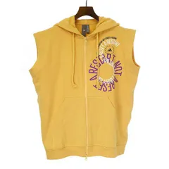 adidasbyStellaMcCartney22AWノースリーブスウェットパーカーIB5902イエローサイズ:XSレディース