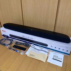 展示★美品★TCL 2.0ch サウンドバー 120W Dolby Audio/HDMI/Bluetooth対応 TS6100 ブラック シアタースピーカー