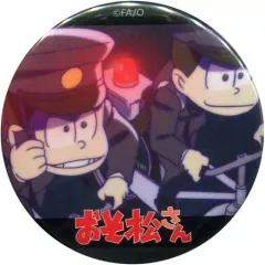 【中古】バッジ・ピンズ(キャラクター) おそ松＆カラ松(パチンコ警察) 「おそ松さん トレーディングバッジコレクション」