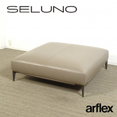 ◾︎SELUNO◾︎ 【展示美品】arflex アルフレックス  ERA / エラ オットマン 110 / 本革 61万 v514