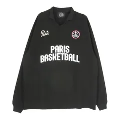 EDIFICE エディフィス PARIS BASKETBALL パリ バスケットボール 別注 ライトジャージー 長袖 ゲームシャツ ブラック系 L【美品】【中古】のサムネイル