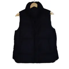 美品✨セオリーリュクス ダウンベスト フード ウール ダブルジップ 濃紺 38 theory セオリー フード付 ダウン ジップベスト グレー系 S