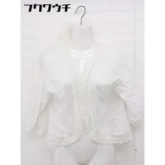 ◇ JOURNAL STANDARD ジャーナルスタンダード 薄手 七分袖 ブラウス カーディガン 表記なし オフホワイト レディース  【中古】 【1106230007464】