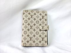 ルイヴィトン モノグラムミニ アジェンダPM 2002年 手帳 ライトベージュ LOUIS VUITTON
