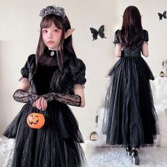 ハロウィン コスプレ レディース ウエディングドレス 花嫁 仮装 衣装 大人 ハロウィン 衣装 巫女 魔女 コスチューム ハロウィンコスプレ ウィッチ ロング丈 ワン