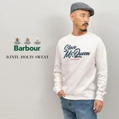 バブアー スウェット MOL0507 メンズ B.INTL HOLTS SWEAT BARBOUR カラー:ウィスパーホワイト 品番：26220750