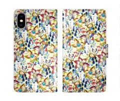 [iPhone11 Pro Max] iPhone15 ケース スカラー スマホケース 手帳型 iPhone16 ケース iPhone 16 15 14 13 SE 第3世代 第2世代 スマホカバー 全機種対応 手帳 ScoLar カラフル ウサギ 花 フラワ