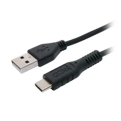 MCO シリコンUSB2.0ケーブル AtoC 0.5m ブラック USB-YCA05/BK