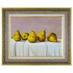 油彩画 果物 2つの果実 油彩画 果物 2つの果実
