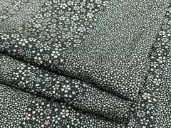 平和屋着物▽上質な小紋　単衣　花間道　正絹　逸品　AAAW1398fy