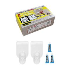 くりぴたフック壁紙用(M) 透明 【お徳用2セット入り】耐荷重2kg 0
