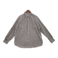 Porter Classic ROLL UP GINGHAM CHECK SHIRT ロールアップ ギンガムチェック シャツ ブラウス ポータークラシック トップス DM12543■