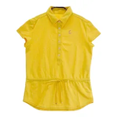 サイズ：M CALLAWAY キャロウェイ  半袖ポロシャツ 花柄 イエロー系 [240101249488]# ゴルフウェア レディース ストスト