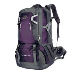 ☆ Purple 40L ☆ Backpack Outdoor Large Capacity pmy801 Hiking Backpack Large Capacity 60L Women's Men's Backpack Mountain Climbing Hiking Mountain Girl Rucksack Stylish Bag Travel Camp Disaster Prevention Backpack Outdoor