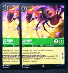 【LORCANA】82/204-EN・5　SCROOP　SR　2枚セット　ロルカナ