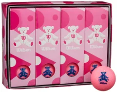 Wilson(ウイルソン) (ウィルソン)ゴルフボール BEAR4 ダース ピンク