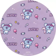 【中古】マグカップ・湯のみ KOYA(アールエム) オリジナルコースター 「BT21 CAFE ～Pink candy shop～」 ドリンク注文特典