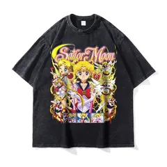 セーラムーンTシャツ90年代　L 90sセーラームーンTシャツXL藤ヶ谷の通販 by バルスshop｜ラクマ