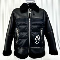 新品 秋冬 レザー 46 サイズ ブラック カステルバジャック メンズ カジュアル 男性 40代 50代 60代 70代 80089