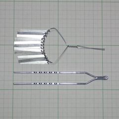 12枚ビラと足のセット／簪用･かんざしパーツ