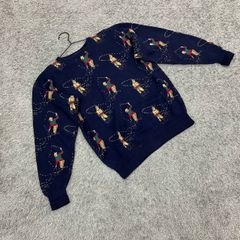 ☆ORVIS☆オービス♪長袖セーター♪ネイビー♪着回し抜群♪メンズ(S)