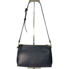 H&M エイチアンドエム ショルダーバッグ フェイクレザー 合皮 合成皮革 ブラック 黒色 レディース ゴールド金具