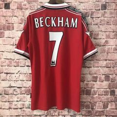 1998-1999 マンチェスター・ユナイテッド ユニフォーム ホーム 7番 ベッカム BECKHAM 半袖