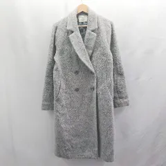 ◇ ⊇ Ungrid<!-利用不可文字-!>アングリッド 長袖 コート サイズM グレー レディース E  【1504240030739】