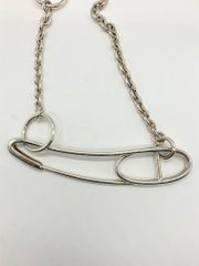【ITGNTAT7225K】HERMES エルメス Ag925 シェーヌダンクル パンク ロング ネックレス 200.7g 169cm