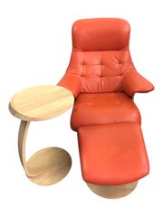 ◆美品◆ Karimoku カリモク THE FIRST ザ・ファースト リクライナー RU72 1Pソファ＆オットマン＆サイドテーブル
