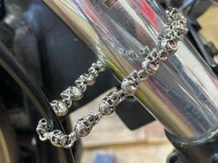 ハーレー スカル アクセルワイヤー チェーン クラッチワイヤー ハンドル ショベル ナックル チョッパー サバイバー スポーツスター J1509