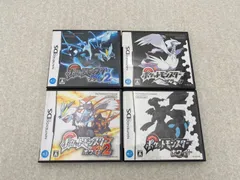 ポケットモンスター　ホワイト・ブラック・ホワイト2・ブラック2 【動作品】　　DSソフト4点