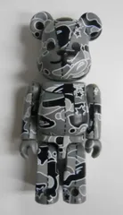 MEDICOMTOY BAPEPLAY02/BE@RBRICK 100%新迷彩(黒)/BAPEPLAY02/BE@RBRICK