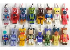 【中古】ストラップ(キャラクター) 全16種セット ストラップ 「機動戦士ガンダム PEPSI NEX Gundam BE＠RBRICK ベアブリック Vol.2」