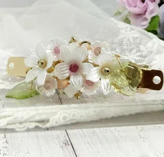 エレガントフラワーバレッタ