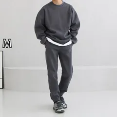 [M]秋冬 コーデ メンズ  服 シンプル ファッション オシャレ 大人 かっこいい 大きいサイズ ストリート 紳士服 ラウンドネック スウェットシャツ スーツ カジュアル ジャケット 韓国スタイル 快適 ズボン スウェット パンツ 