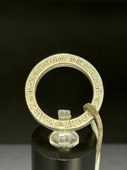 【正規品・RINKAN鑑定済】Chrome Hearts クロムハーツ 3mm SPACER PLN リング（14号／6.258g）