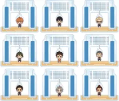 【中古】アクリルスタンド・アクリルパネル 全9種セット 「ハイキュー!! トレーディング ちょこんと！ ゆらゆらアクリルスタンド ver.A」