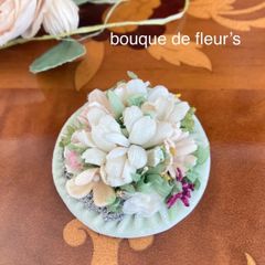 布花　ブーケ A アンティーク 布花 ブーケ