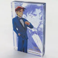 【中古】アクリルスタンド・アクリルパネル 服部平次 アクリルブロック 「連載30周年記念 名探偵コナン展」 中国限定