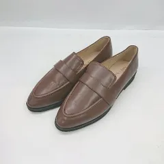 ◇ Θ HARUTA ハルタ JUZE ローファー サイズ24.5 ブラウン系 レディース E  【1503060009598】