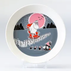 新品 アラビア プレート 19.5cm 絵皿 ムーミンコレクション アドベンチャー ムーブ 1006333 北欧