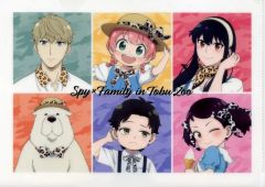[중고] 클리어 파일 집합 신작 일러스트 동물 무늬 ver. 클리어 파일 [SPY × FAMILY in 도부 동물 공원]