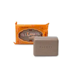 【あかすりタオルおまけ付き】黄土漢方薬草垢すり石鹸 150g 1個