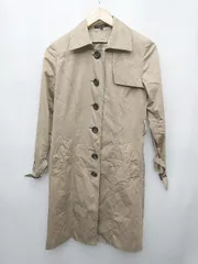 ◇ ⊇ ◎ LAUTREAMONT ロートレアモン 長袖 ステンカラーコート サイズ1 ベージュ レディース P  【1408200018501】