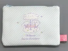 【中古】雑貨 ちいかわ×シナモロール ミニフラットポーチ 「ちいかわ なんか小さくてかわいいやつ×サンリオキャラクターズ」