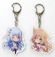 しらたまこ アクリルキーホルダー C106 しろいいぬ まろん - メルカリ
