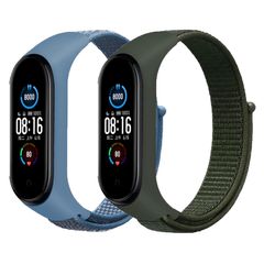 新品 [EIHAIHIS] コンパチブル xiaomi smart band 7 替えバンド、コンパチブル シャオミ スマートバンド 7/6/5/4/3 サイズ調節可能 マジックテープ 面ファスナータイプ 柔らかい 通気 脱着便利 メンズ レディース スポーツ